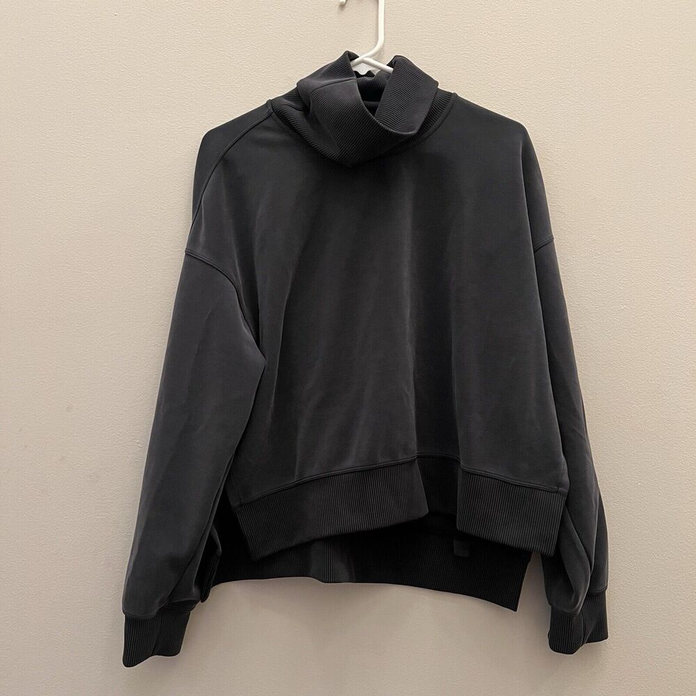 Lululemon Softstreme Turtleneck Pullover Gray Size 8